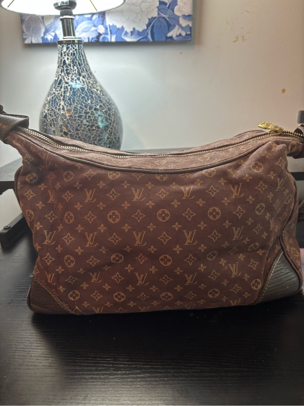 Authentic Louis Vuitton Monogram Mini Lin Boulogne 30 - Picture 2 of 15